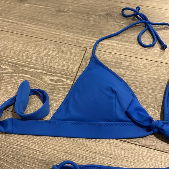 Blue Push-Up Bikini - Picture 3 of 4